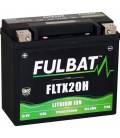 Lithiová baterie LiFePO4 YTX20H-BS FULBAT 12V, 12Ah, 720A, hmotnost 1,12 kg, 175x87x155 nahrazuje typy: (YTX20-BS)