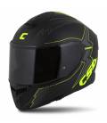 Integral GT 2.1 Flash Helmet, CASSIDA (Matte Black/Fluo Yellow/Dark Grey) Plexiglas with Pinlock Preparation 2023