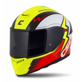 Integral GT 2.1 Flash Helmet, CASSIDA (Fluo Yellow/Fluo Red/Black/White) Plexiglas with Pinlock Preparation 2023