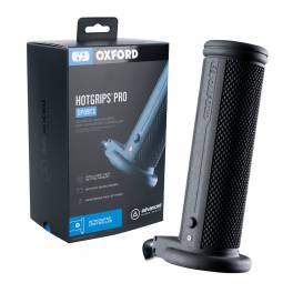 Heated grips HOTGRIPS PRO SPORTS, OXFORD (with integrated controls within the grip)