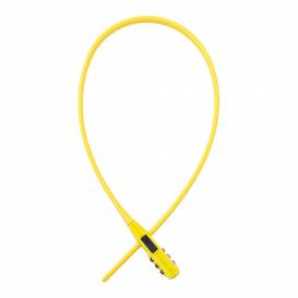 Zipper lock for helmets and accessories COMBI ZIP LOCK, OXFORD (yellow)