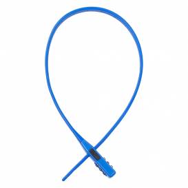 Zipper lock for helmets and accessories COMBI ZIP LOCK, OXFORD (blue)