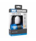 Zámek U profil HD MINI, OXFORD (černý/modrý, průměr čepu 14 mm)