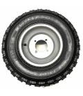 Front wheel complete 10x5.50 with tire 21x7-10 (silver)