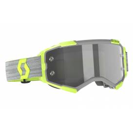 Goggles FURY LS grey/yellow, SCOTT - USA, (plexi Light Sensitive)