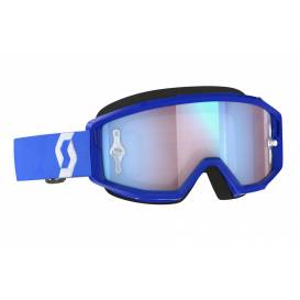 Glasses PRIMAL CH blue/white, SCOTT - USA (plexi blue chrome)