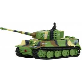 AMEWI RC tank Mini German Tiger 1:72 zelený, kamufláž svetlo zelená