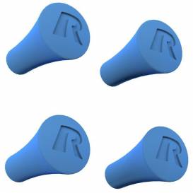 Náhradné gumové koncovky pre držiaky X-Ggrip, 4ks, (modré) RAM Mounts