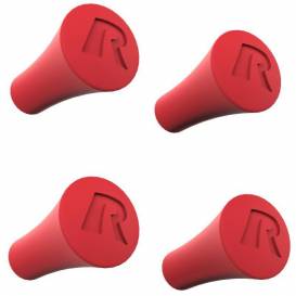 Náhradné gumové koncovky pre držiaky X-Ggrip, 4ks, (červené) RAM Mounts