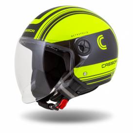 Handy Metropolis Safety Helmet, CASSIDA (Fluo Yellow/Black/Reflective Grey) 2023