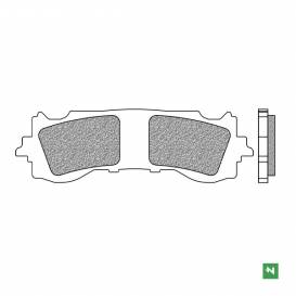 Brake pads, NEWFREN (ROAD TOURING SINTERED mixture) 2 pcs in a package