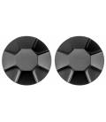 Metal caps for converting Handy and Handy Plus helmets to version without plexiglass/visor, CASSIDA (black, 1 pair)