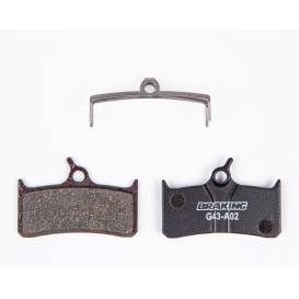 Brake pads for HOPE, BRAKING systems (Organic mixture) 2 pcs in a package