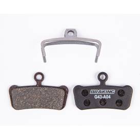 Brake pads for AVID, BRAKING systems (Organic mixture) 2 pcs in a package
