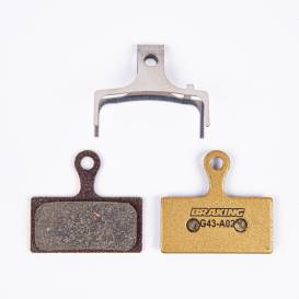 Brake pads for SHIMANO, BRAKING systems (Carbo Metalic mixture) 2 pcs in a package