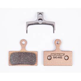 Brake pads for SHIMANO, BRAKING systems (Sintered Race mixture) 2 pcs in a package