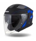 Jet Tech RoxoR Helmet, CASSIDA (Matte Black/Blue/Grey/White) 2023
