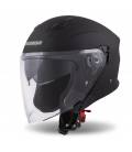 Jet Tech Helmet, CASSIDA (Matte Black/Grey Logo) 2023