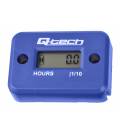 Hour meter, Q-TECH (blue)