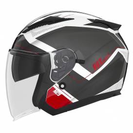 Helmet N129 TRIOM, NOX (white, red) 2023