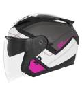 Helmet N129 TRIOM, NOX (matte black, pink) 2023