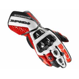 Gloves CARBO TRACK EVO, SPIDI (red/white/black)
