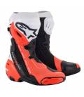 Boots SUPERTECH R VENTED, ALPINESTARS (black/white/red fluo, perforated lining) 2023