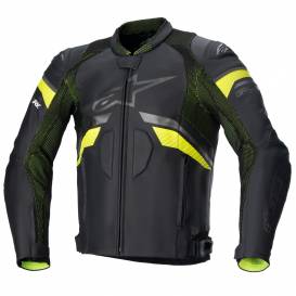 GP PLUS R RIDEKNIT jacket, TECH-AIR 5 compatible, ALPINESTARS (black/yellow fluo) 2023