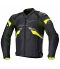GP PLUS R RIDEKNIT jacket, TECH-AIR 5 compatible, ALPINESTARS (black/yellow fluo) 2023