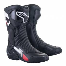 S-MX 6 Boots, ALPINESTARS (Black/White/Grey/Red) 2023