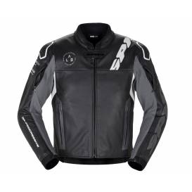 Jacket DP-PROGRESSIVE LEATHER 2023, SPIDI (black/white)