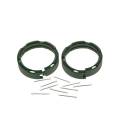 Front shock absorber protective ring (for MARZOCCHI 50 mm front forks), SKF (set of 2 incl. cotter pins
