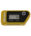 Měřič motohodin bezdrátový s nulovatelným počítadlem, Q-TECH (žlutý)
