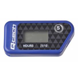 Wireless odometer with resettable counter, Q-TECH (blue)