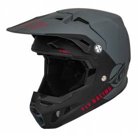 Helmet FORMULA CENTRUM CC, FLY RACING (black/grey)