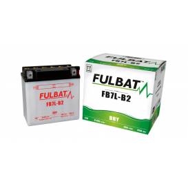 Baterie 12V, YB7L-B2, 8Ah, 85A, konvenční 135x75x133 FULBAT (vč. balení elektrolytu)
