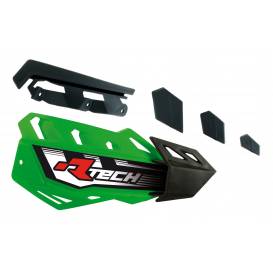 Plasty krytů páček FLX / FLX ALU / FLX ATV, RTECH (zeleno-černé, pár)