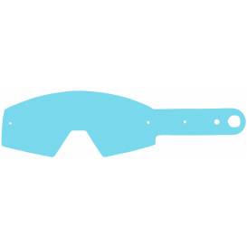 Strhávací slídy plexi pro brýle FOX RACING řady MAIN, Q-TECH (10 vrstev v balení, čiré)