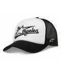 Kšiltovka LOS ANGELES FOAM TRUCKER HAT, ALPINESTARS (bílá/černá)