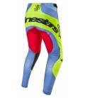 Kalhoty TECHSTAR OCURI, ALPINESTARS (světle modrá/žlutá fluo/červená) 2024