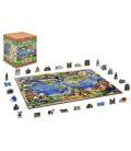Wooden City dřevěné puzzle - Mapa říše zvířat XL