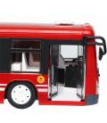 DOUBLE E RC městský autobus s otevíracími dveřmi 33cm červená