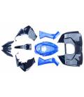 Left side plastic mini ATV Renegade - blue