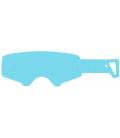 Strhávací slídy plexi pro brýle LEATT řady VELOCITY 4.5/5.5/6.5, Q-TECH (10 vrstev v balení, čiré)