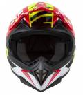 Helmet X1.9, ZED (red / yellow fluo / black / white)