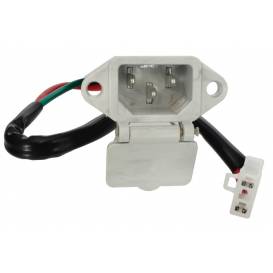 Battery charging connector for buggy Go-kart