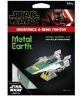 Metal Earth Luxusní ocelová stavebnice Star Wars P 9 Resistance A-Wing Fighter