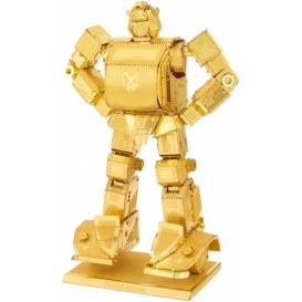 Metal Earth Luxusní ocelová stavebnice  Transformers Bumblebee zlatý