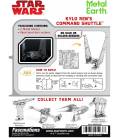 Metal Earth Luxusní ocelová stavebnice Star Wars  EP 7 Kylo Ren´s Shuttle