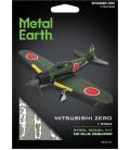 Metal Earth Luxusní ocelová stavebnice Mitsubishi Zero